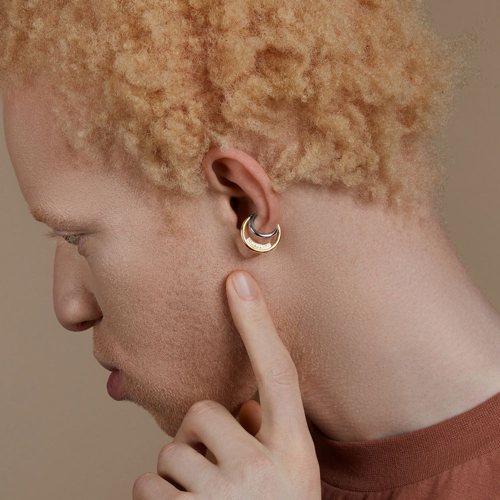 Bijoux - Earcuff Carey Gold Silver - CARRÉ Y