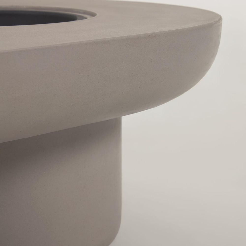 Tables basses - Table basse de jardin Taimi en ciment Ø 140 x 60cm - KAVE HOME
