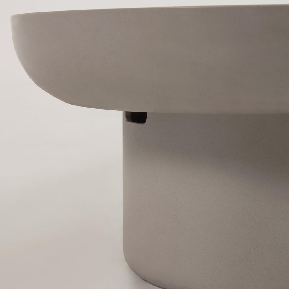 Tables basses - Table basse de jardin Taimi en ciment Ø 140 x 60cm - KAVE HOME