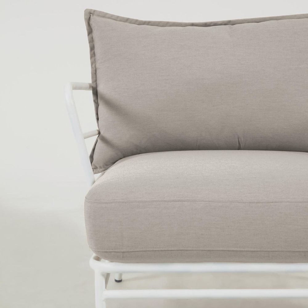 Fauteuils de jardin - Fauteuil Mareluz en acier blanc - KAVE HOME