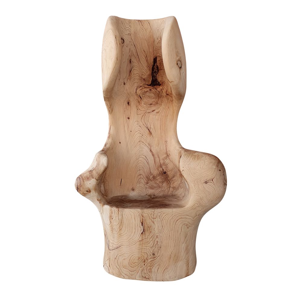 Decorative objects - THRONE OF THE ELVES (Cedar) - Sculpture - PRESENCE ART & DESIGN