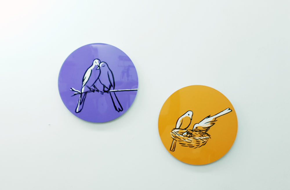 Cadeaux - Art mural | Impression par sublimation sur aluminium | « Circle Line » -par Izhar Cohen - PULP SHOP