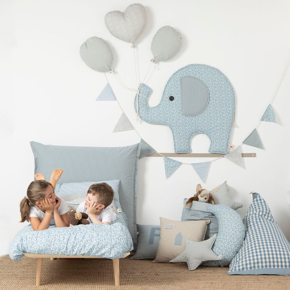 Other wall decoration - Coco the Exhilarating Elephant - STOFFAMICO - Textile Wall Decoration - MISCIMU' AMICI DI STOFFA