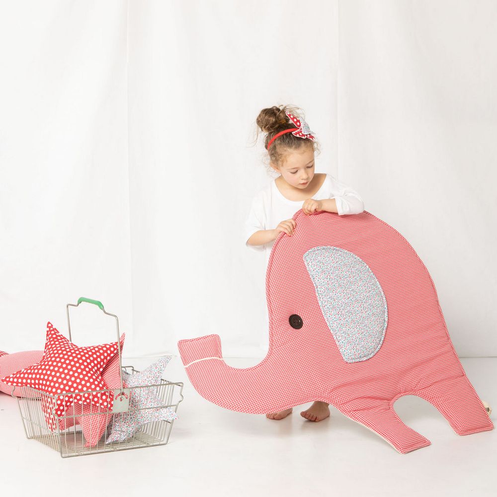 Other wall decoration - Coco the Exhilarating Elephant - STOFFAMICO - Textile Wall Decoration - MISCIMU' AMICI DI STOFFA