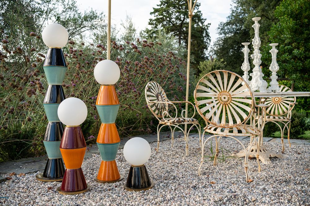Lampes à poser - Lampe de table moyenne PALM - MARIONI