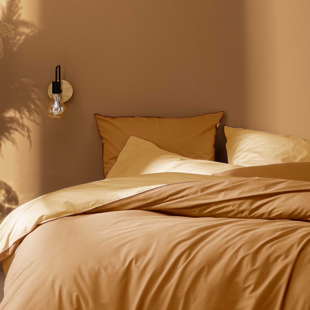 Chambres d'hôtels - Linge de lit Douceur lavée - BLANC CERISE