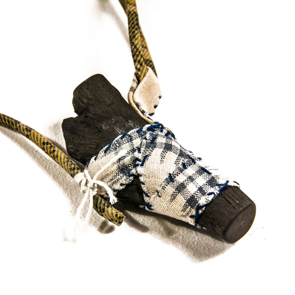 Jewelry - KOFU-EDAMAKI Long Necklace - CHARCOAL ESKIMEÏT