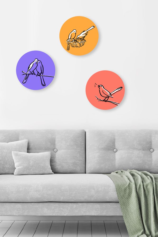 Cadeaux - Art mural | Impression par sublimation sur aluminium | « Circle Line » -par Izhar Cohen - PULP SHOP