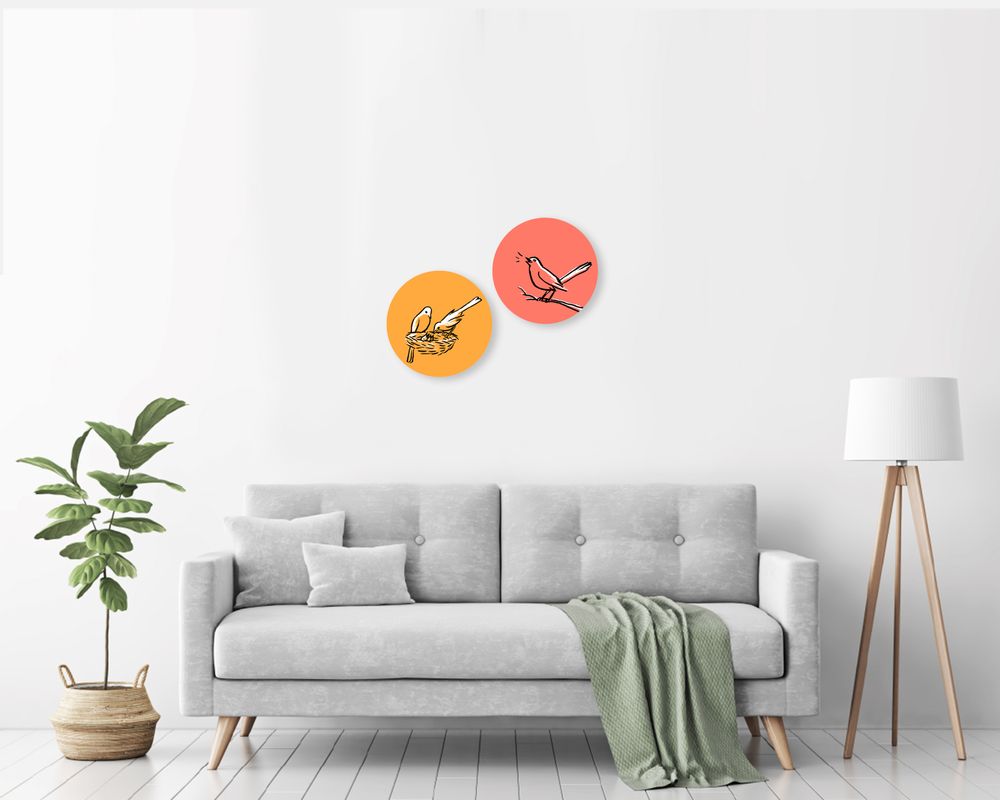 Cadeaux - Art mural | Impression par sublimation sur aluminium | « Circle Line » -par Izhar Cohen - PULP SHOP