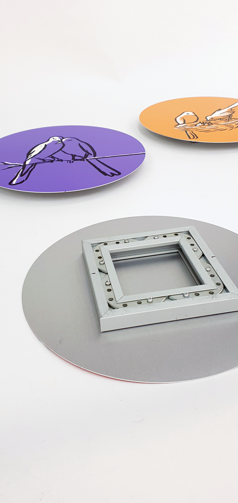 Cadeaux - Art mural | Impression par sublimation sur aluminium | « Circle Line » -par Izhar Cohen - PULP SHOP