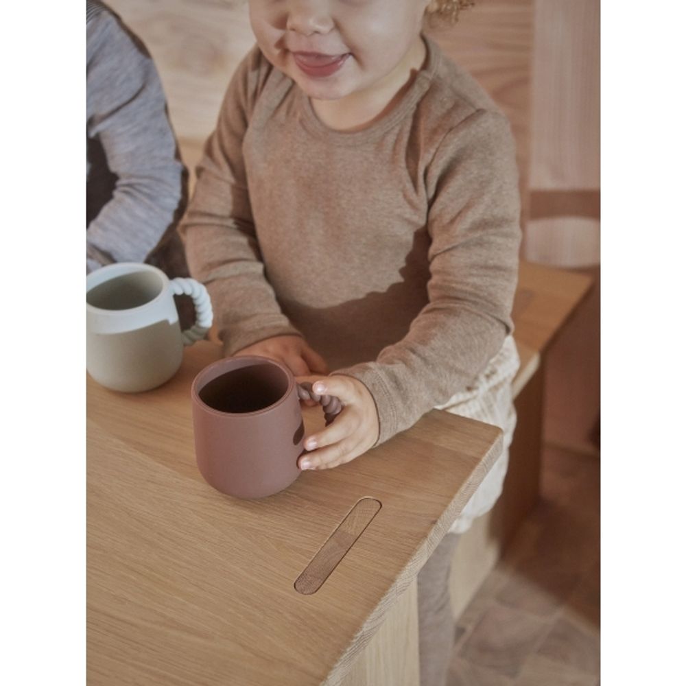 Café et thé - TASSE MOELLEUSE - PAQUET DE 2 - CHOKO / MENTHE PÂLE - OYOY LIVING DESIGN