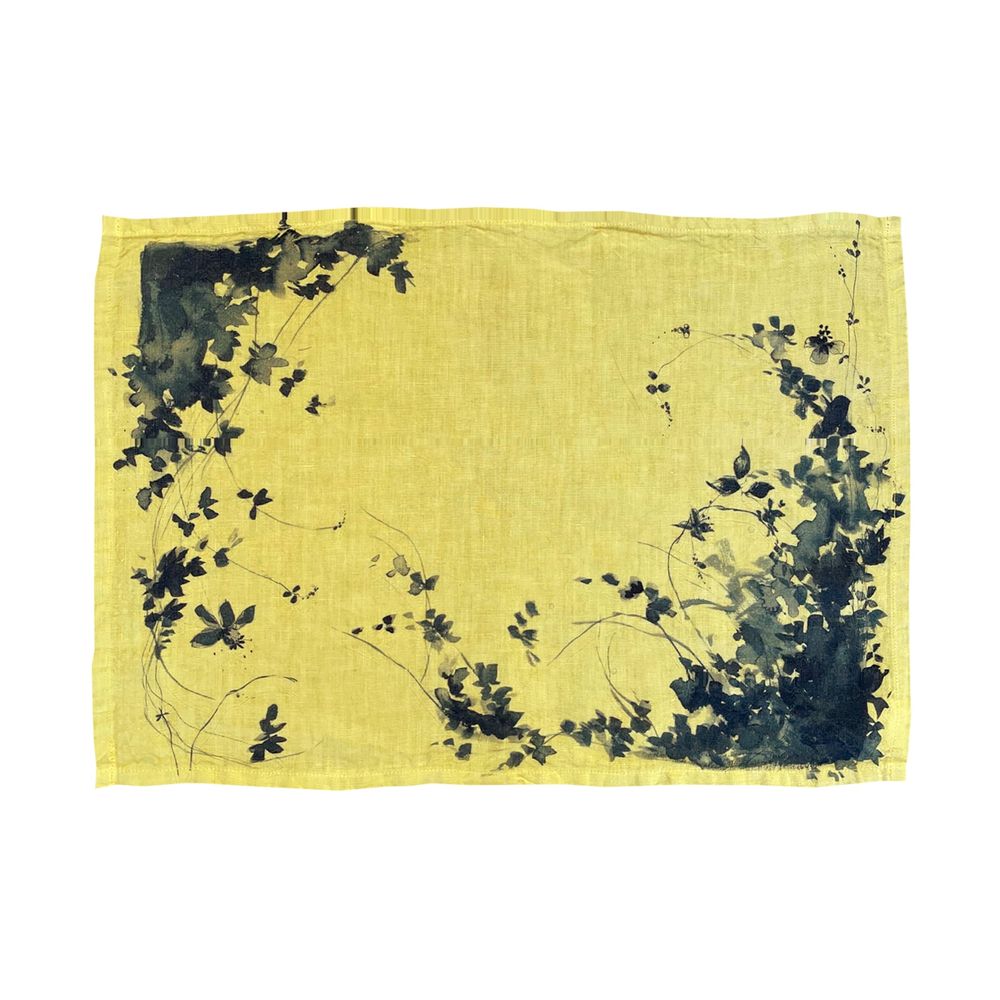Linge de table textile - Sets de table en lin surteinté. Fabrication en FRANCE - ADALIE ET ELIZA - ILLUSTRE PARIS