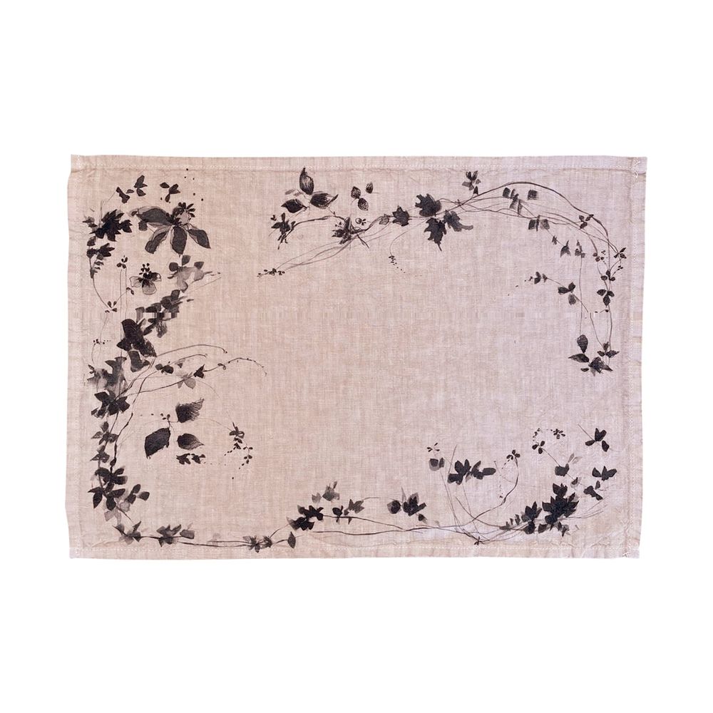 Linge de table textile - Sets de table en lin surteinté. Fabrication en FRANCE - ADALIE ET ELIZA - ILLUSTRE PARIS
