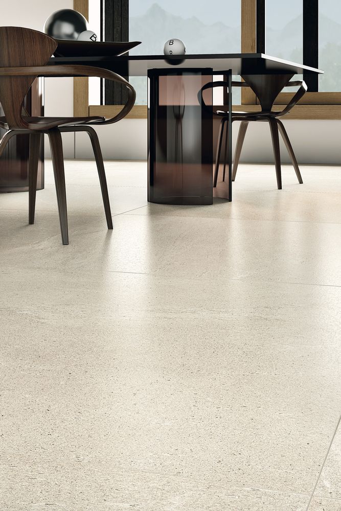 Indoor floor coverings - BLEND STONE, Forging the elements - PANARIAGROUP