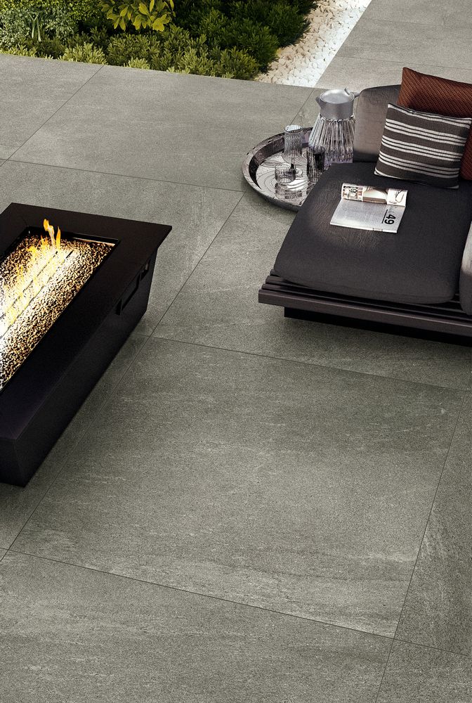 Indoor floor coverings - BLEND STONE, Forging the elements - PANARIAGROUP