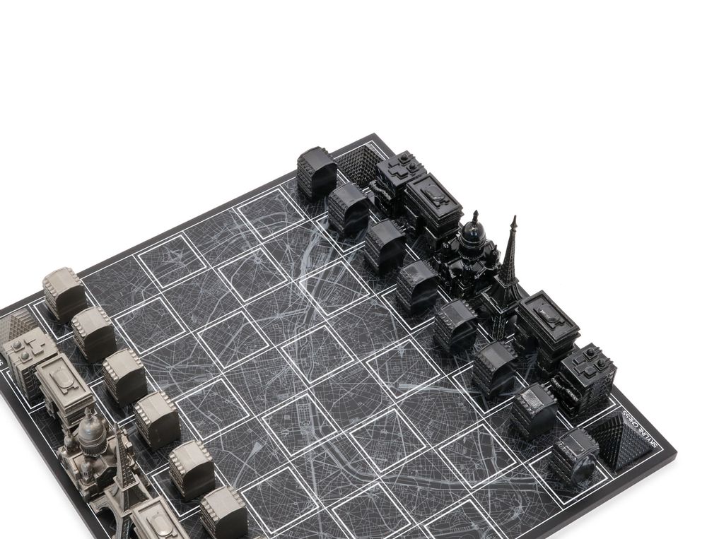 Objets design - Édition Paris en inox - SKYLINE CHESS LTD