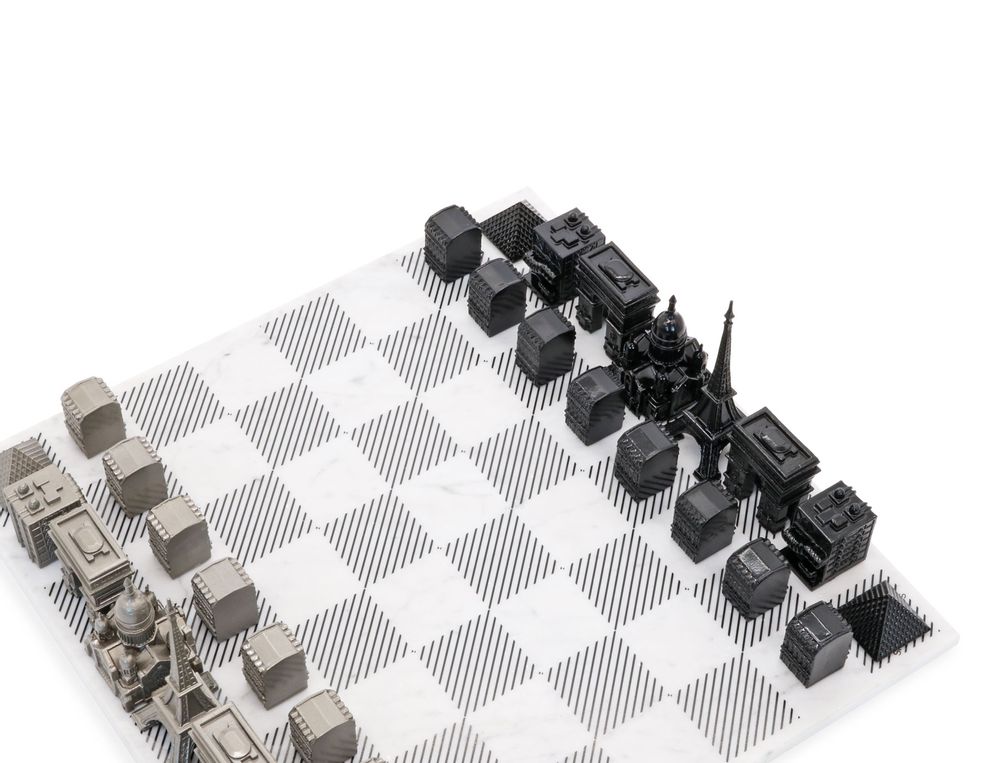 Objets design - Édition Paris en inox - SKYLINE CHESS LTD
