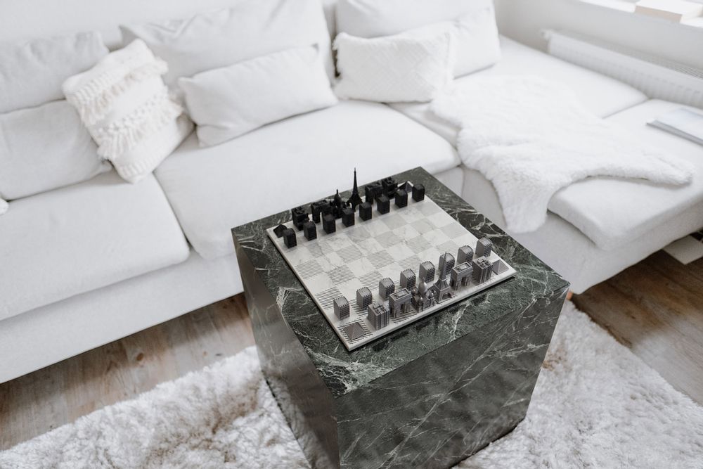 Objets design - Édition Paris en inox - SKYLINE CHESS LTD