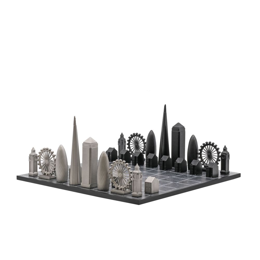 Objets design - Edition Londres en inox - SKYLINE CHESS LTD