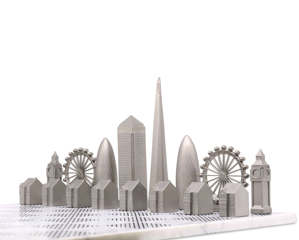 Objets design - Edition Londres en inox - SKYLINE CHESS LTD