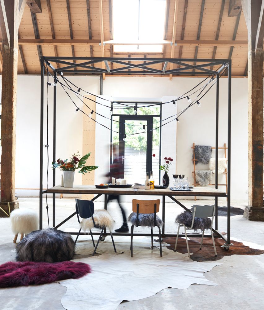Objets design - DYRESKINN® Tabourets en peau de mouton islandais - DYRESKINN