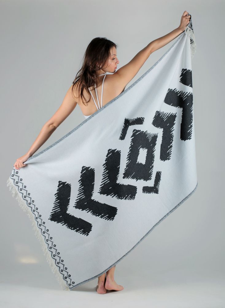 Autres linges de bain - CHAPUTS Edessa Black Peshtemal - CHAPUTS