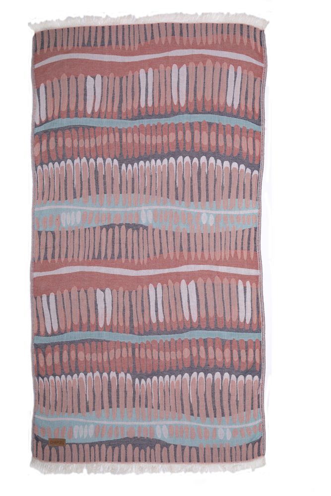 Serviettes de bain - CHAPUTS Tibia Coral Peshtemal - CHAPUTS