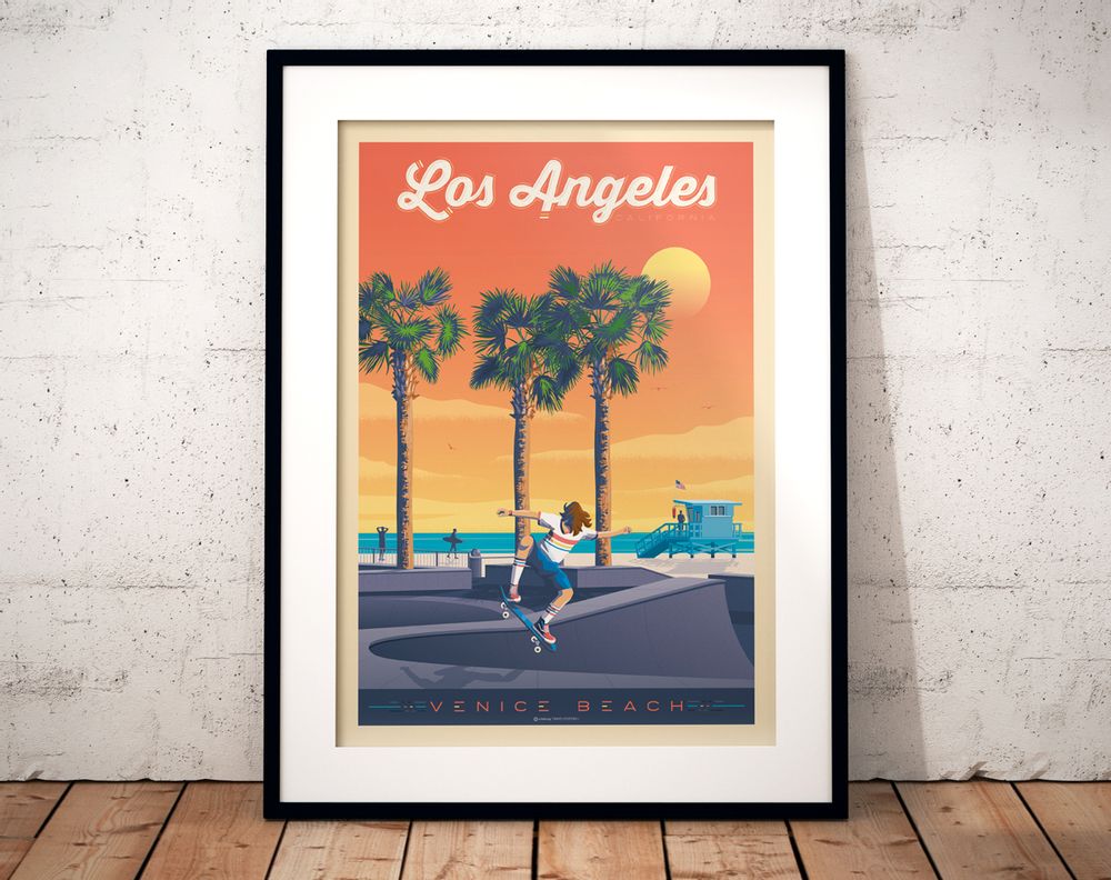 Poster - MEXICO POSTER TRAVEL VINTAGE | MEXICO - SOUTH AMERICA POSTER CITY ILLUSTRATION - OLAHOOP TRAVEL POSTERS