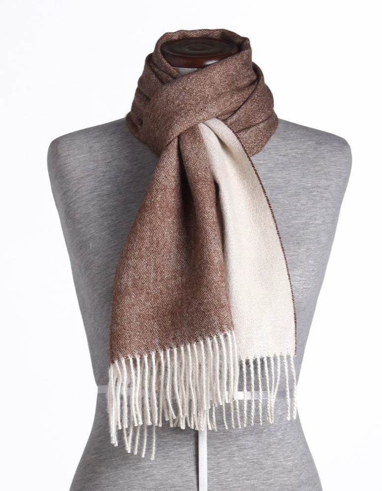 Plaids - ÉCHARPE Double Face 100 % alpaga pour bébé. Fibres naturelles certifiées. Luxe et durabilité - PUEBLO