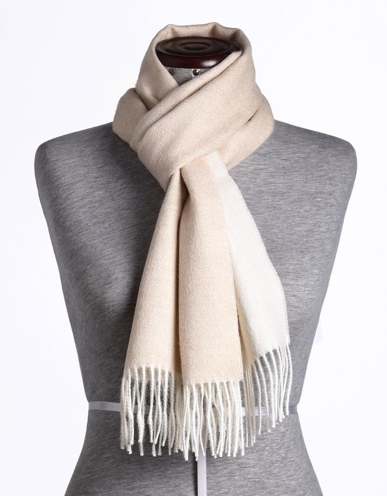 Plaids - ÉCHARPE Double Face 100 % alpaga pour bébé. Fibres naturelles certifiées. Luxe et durabilité - PUEBLO