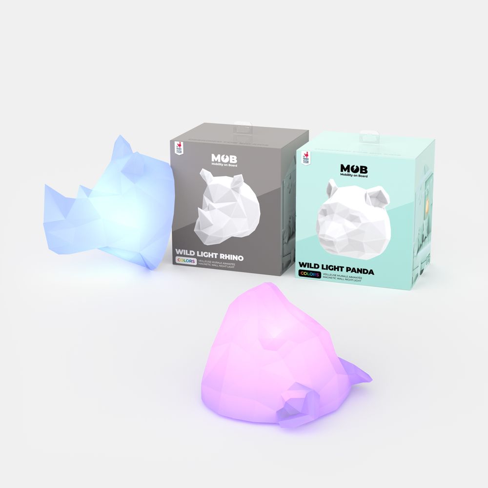 Luminaires pour enfant - VEILLEUSE WILD LIGHT RHINO - MOB