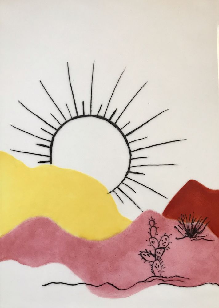 Other wall decoration - HAND-PAINTED PORCELAIN PAINTING - VERONIQUE JOLY-CORBIN