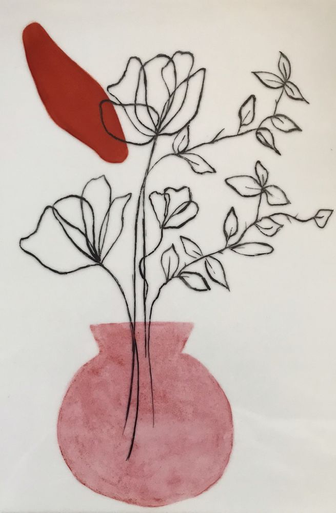 Other wall decoration - HAND-PAINTED PORCELAIN PAINTING - VERONIQUE JOLY-CORBIN