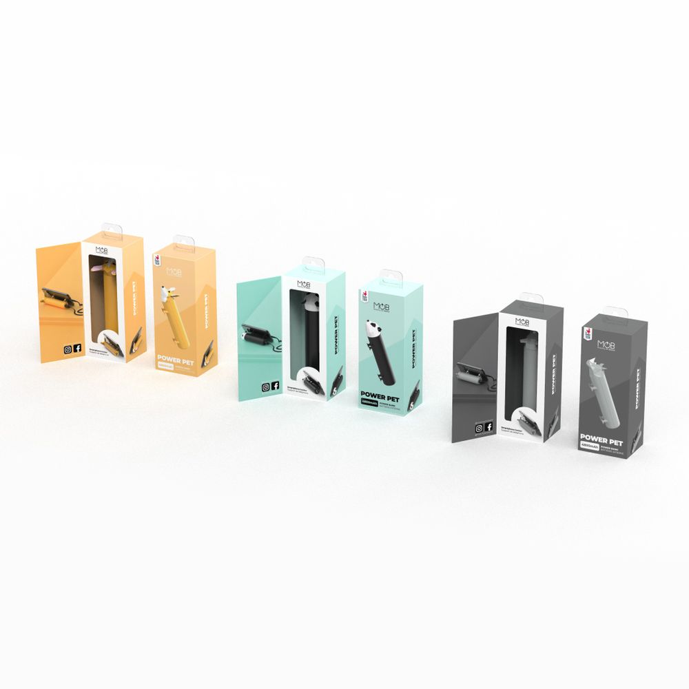 Cadeaux - POWER PET - Batterie portable recharge téléphone - MOB