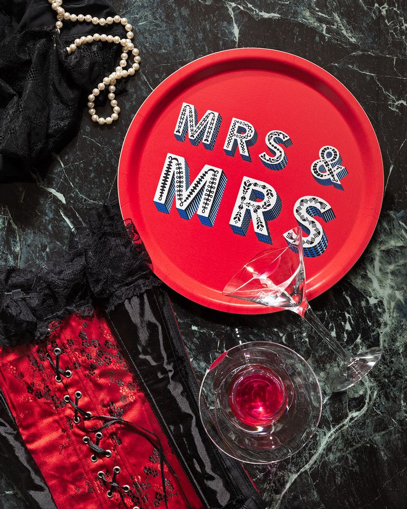 Table mat - Mrs & Mrs - Mr & Mr - Mrs - Mr - tray - JAMIDA OF SWEDEN