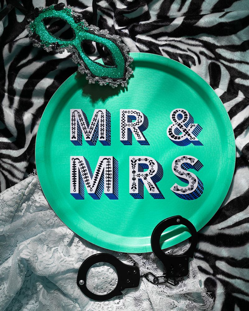 Table mat - Mrs & Mrs - Mr & Mr - Mrs - Mr - tray - JAMIDA OF SWEDEN