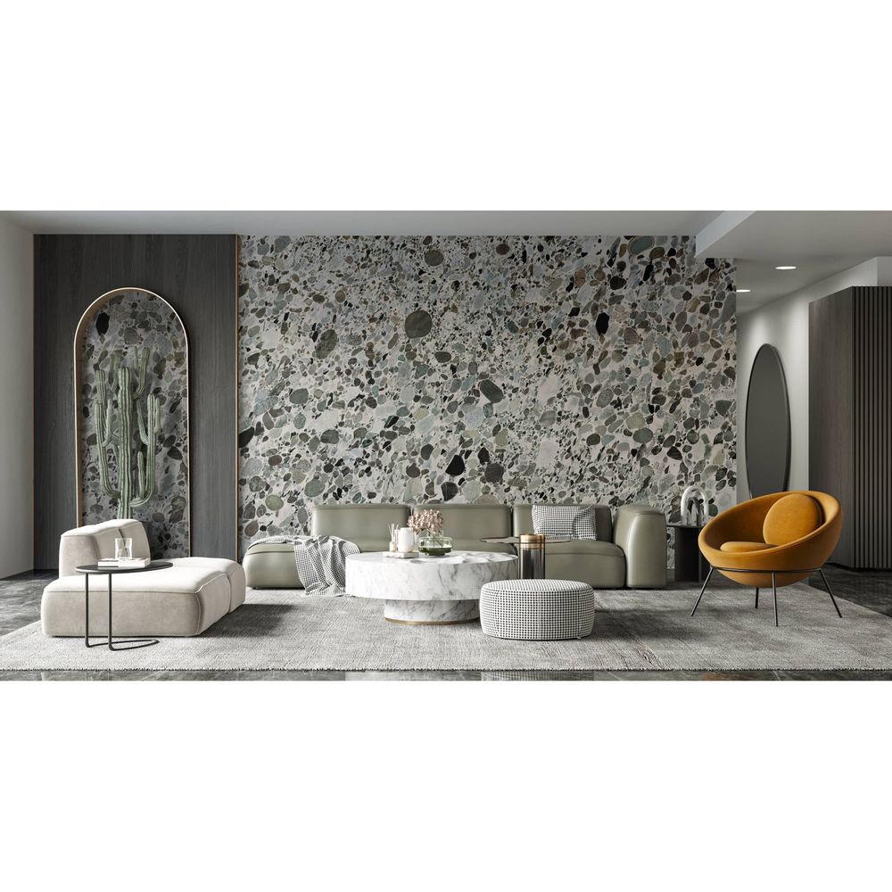 Wallpaper - Blanco Marinace marble panoramic wall mural - KOZIEL