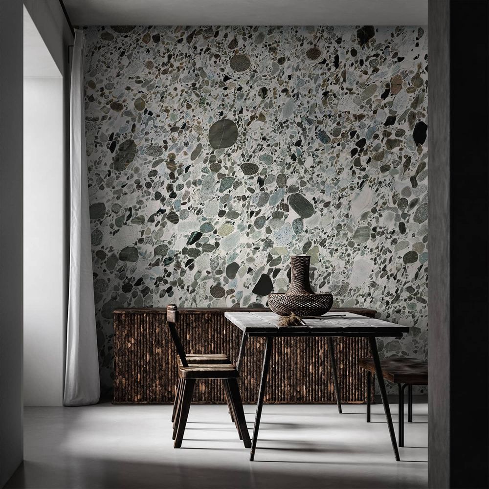Wallpaper - Blanco Marinace marble panoramic wall mural - KOZIEL