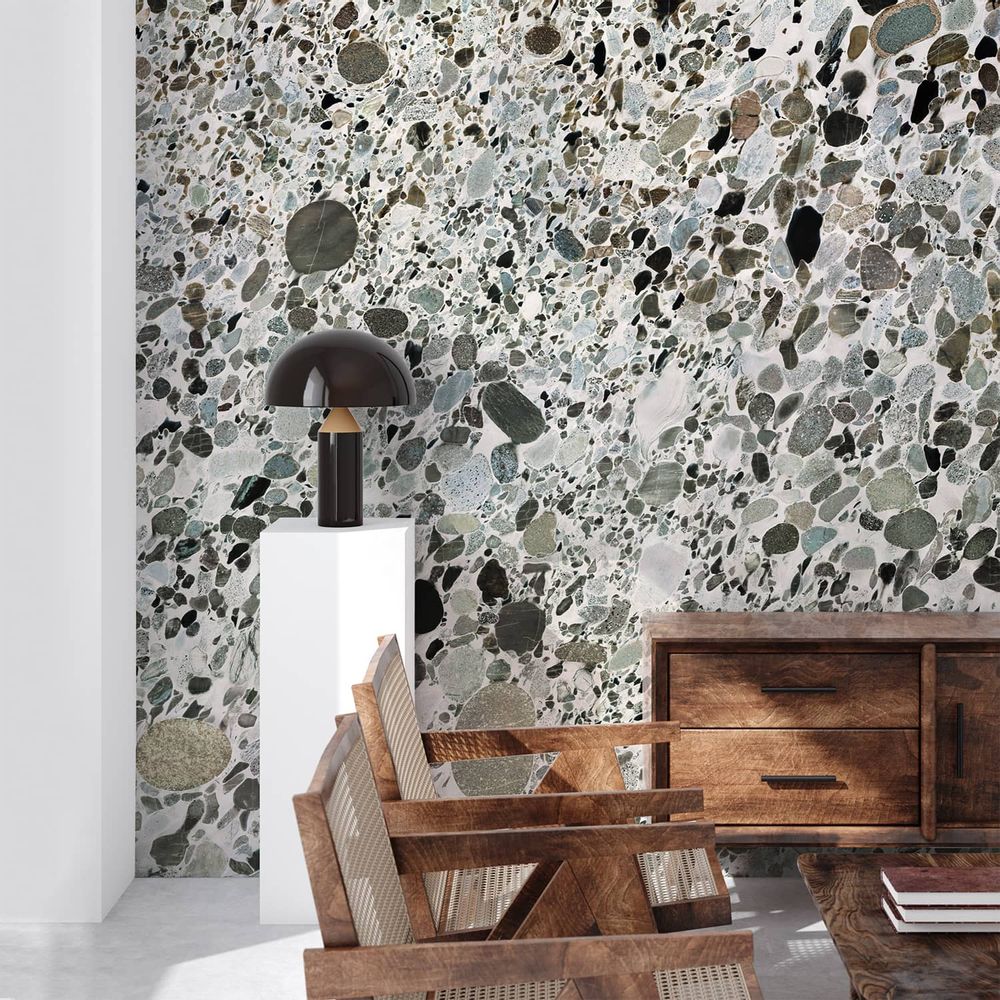 Wallpaper - Blanco Marinace marble panoramic wall mural - KOZIEL