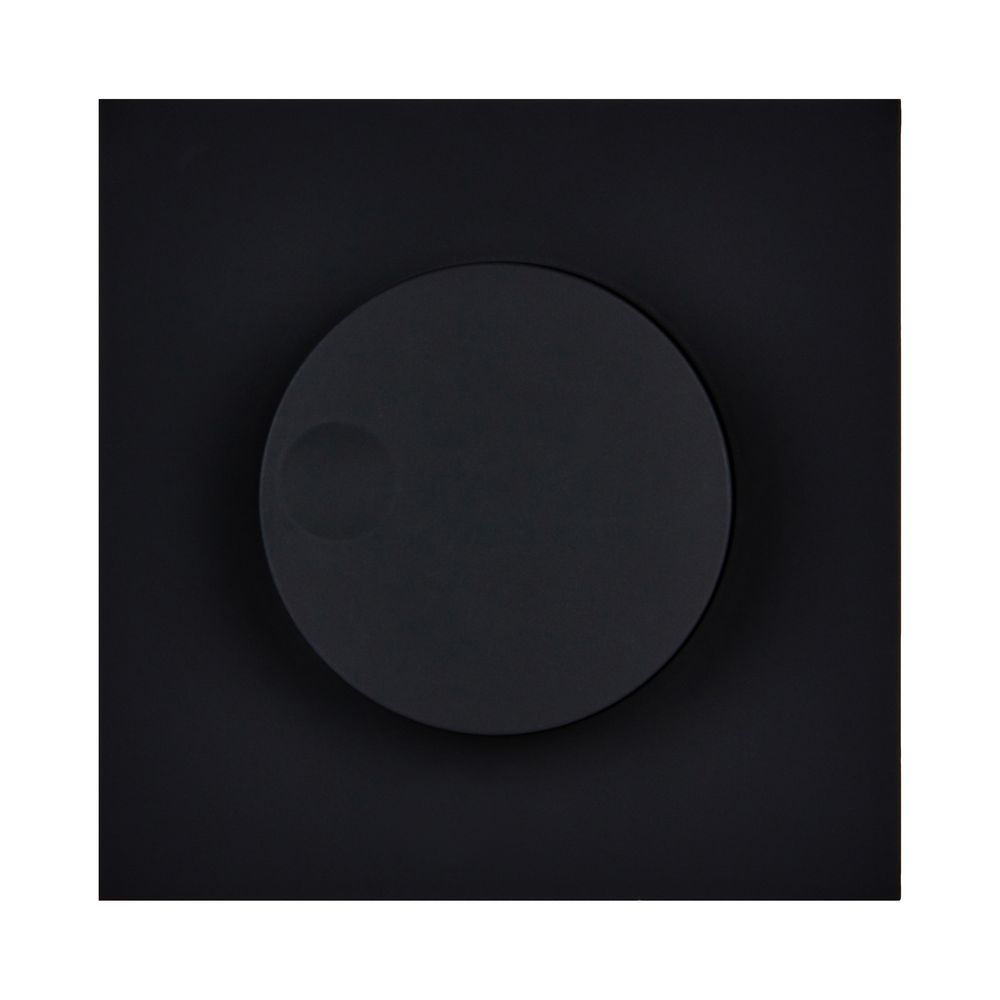 Objets design - Variateur Désir en noir sur Plaque Simple - MODELEC