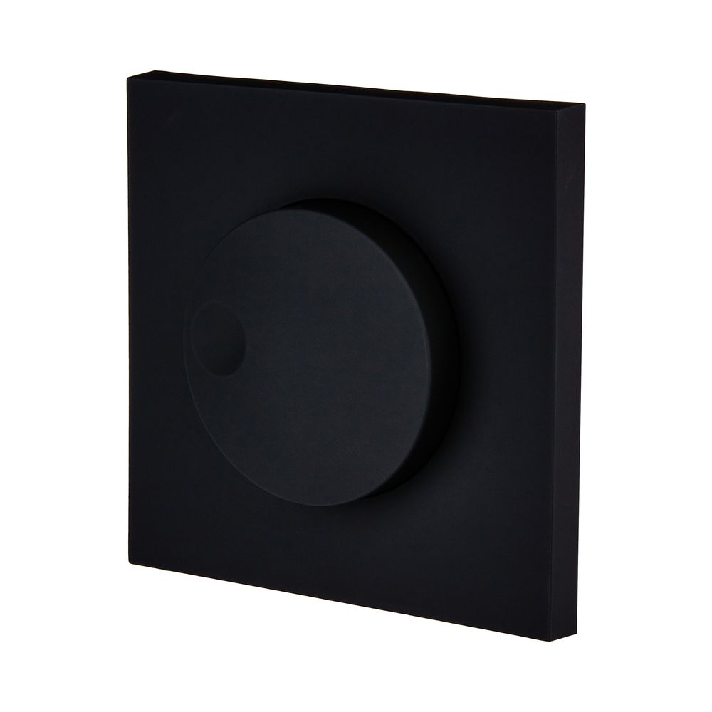 Objets design - Variateur Désir en noir sur Plaque Simple - MODELEC