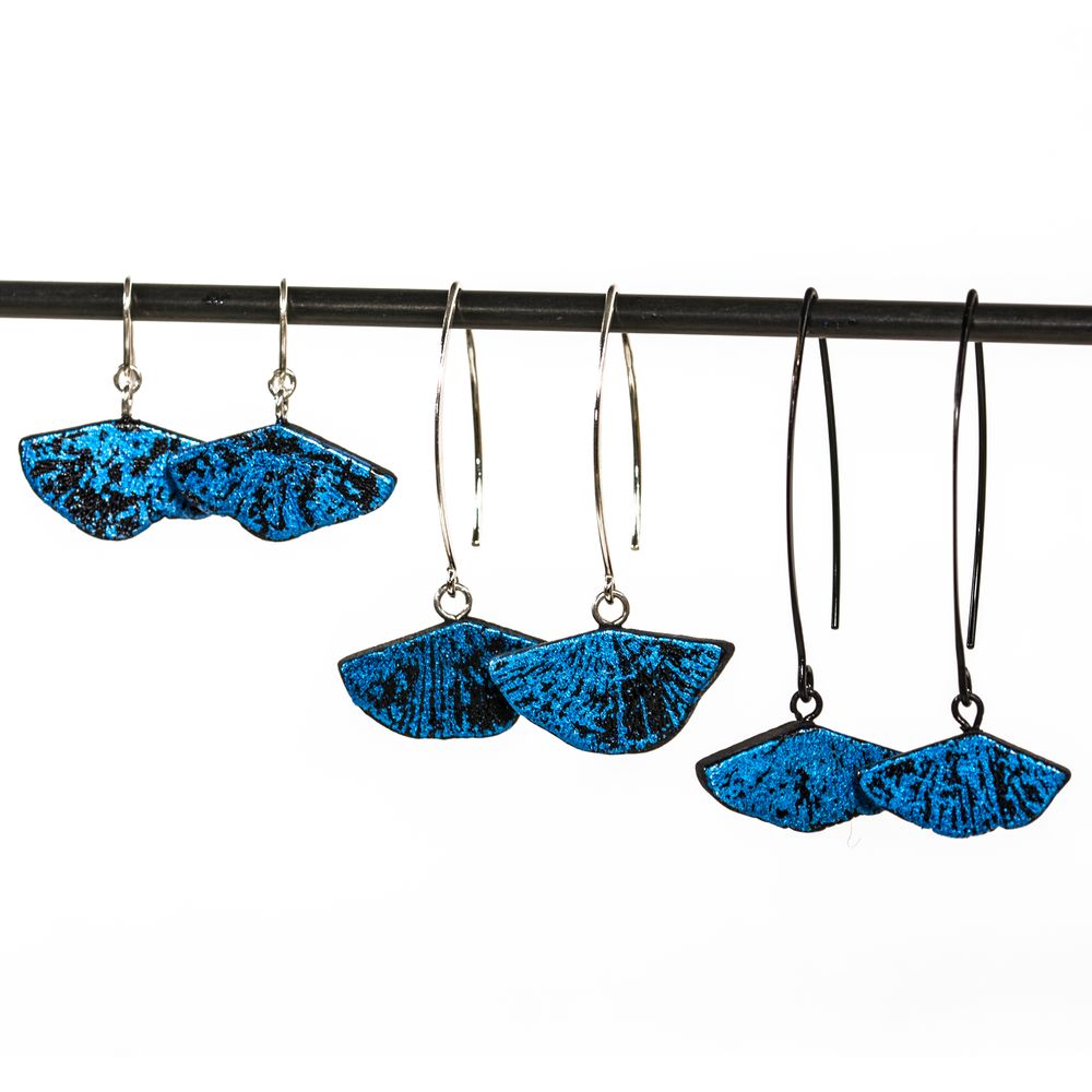 Jewelry - Earrings BLUE-KIN & BLUE-PALLA - CHARCOAL ESKIMEÏT