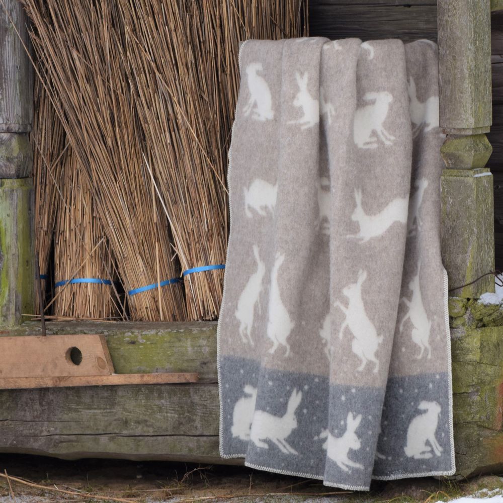 Throw blankets - Snow Wool Blanket - 130 x 180 - J.J. TEXTILE LTD