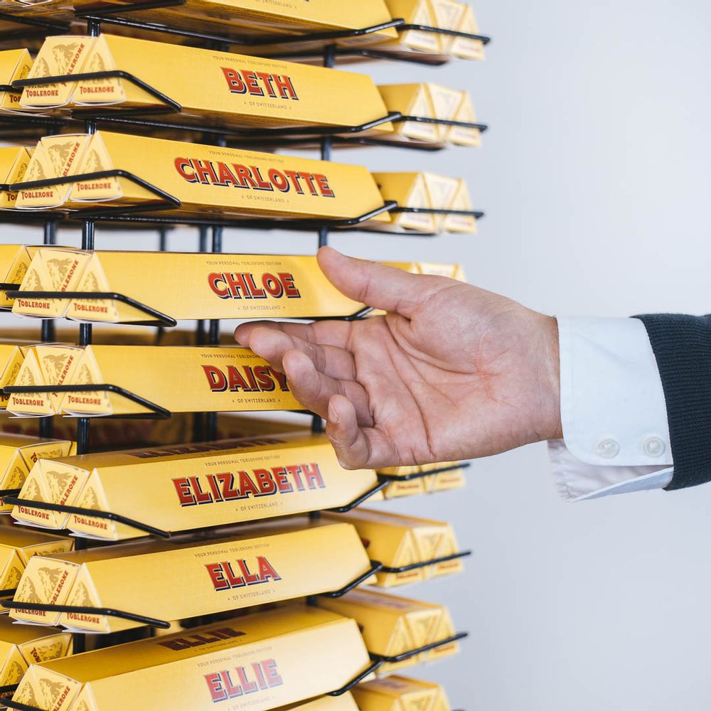 Gifts - Personalised Toblerone 100g Carousel - EMAGINATION STORE