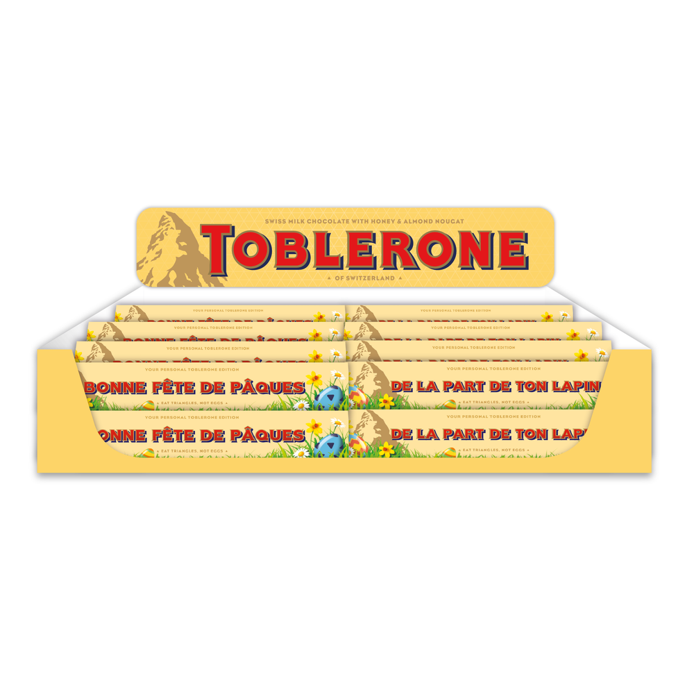 Gifts - Personalised Toblerone 100g Display Box - EMAGINATION STORE