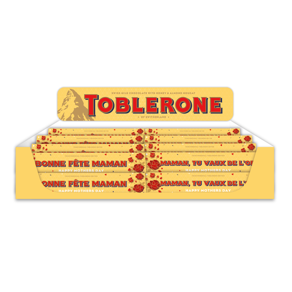 Gifts - Personalised Toblerone 100g Display Box - EMAGINATION STORE