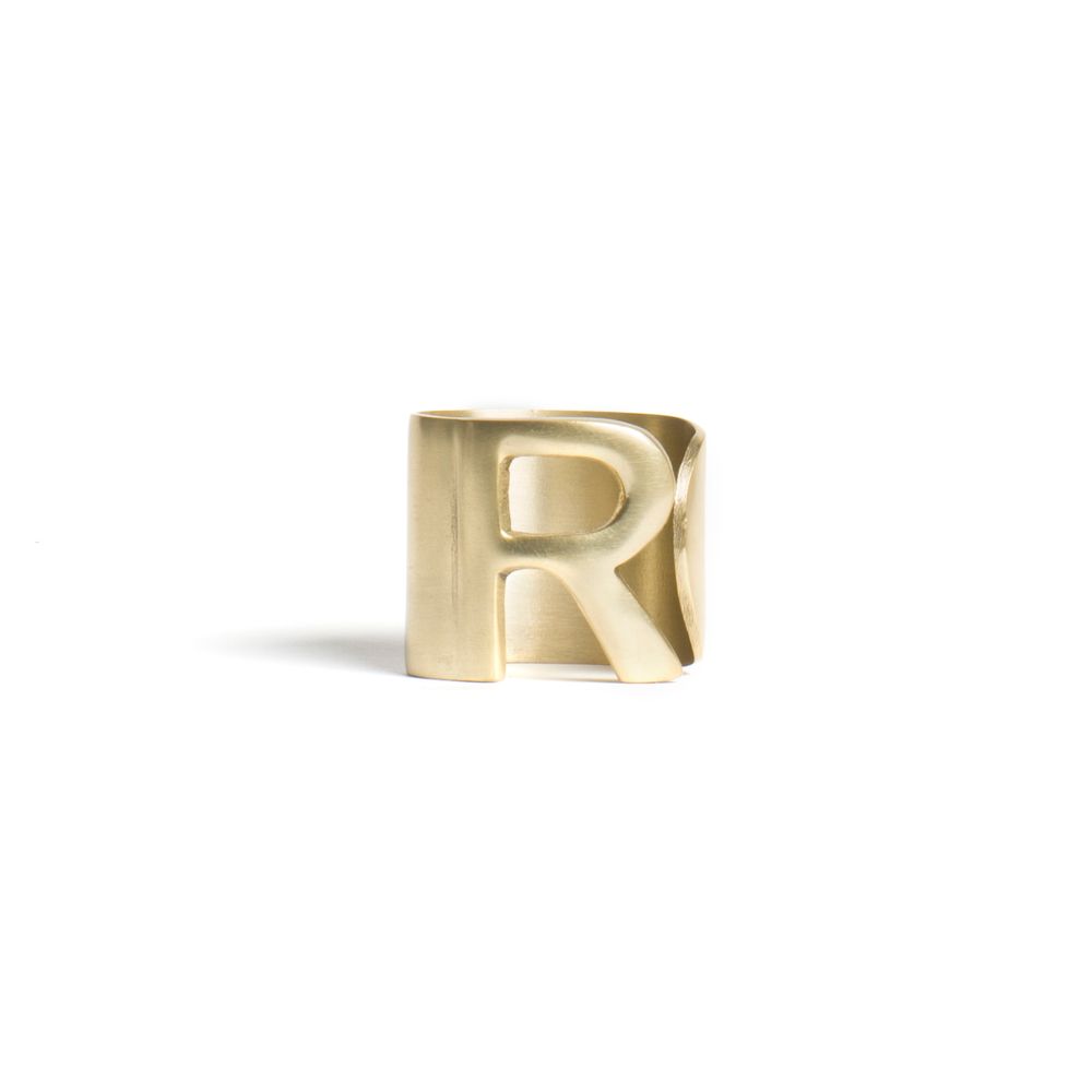 Napkins - Napkin Holder - Letter R - BITOSSI HOME