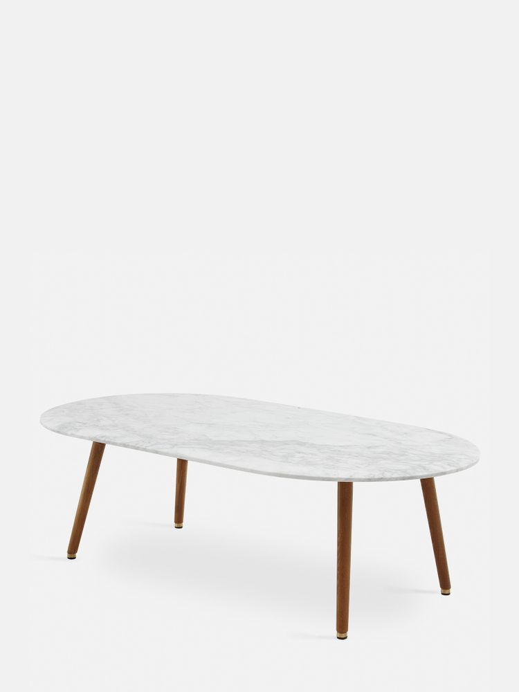 Coffee tables - Fox Marble Long Coffee Table - 366 CONCEPT