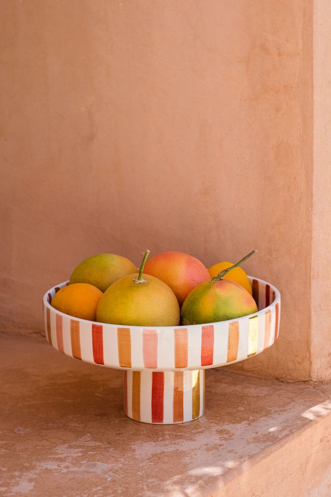 Everyday plates - Ceramic Ourika gold - CHABI CHIC