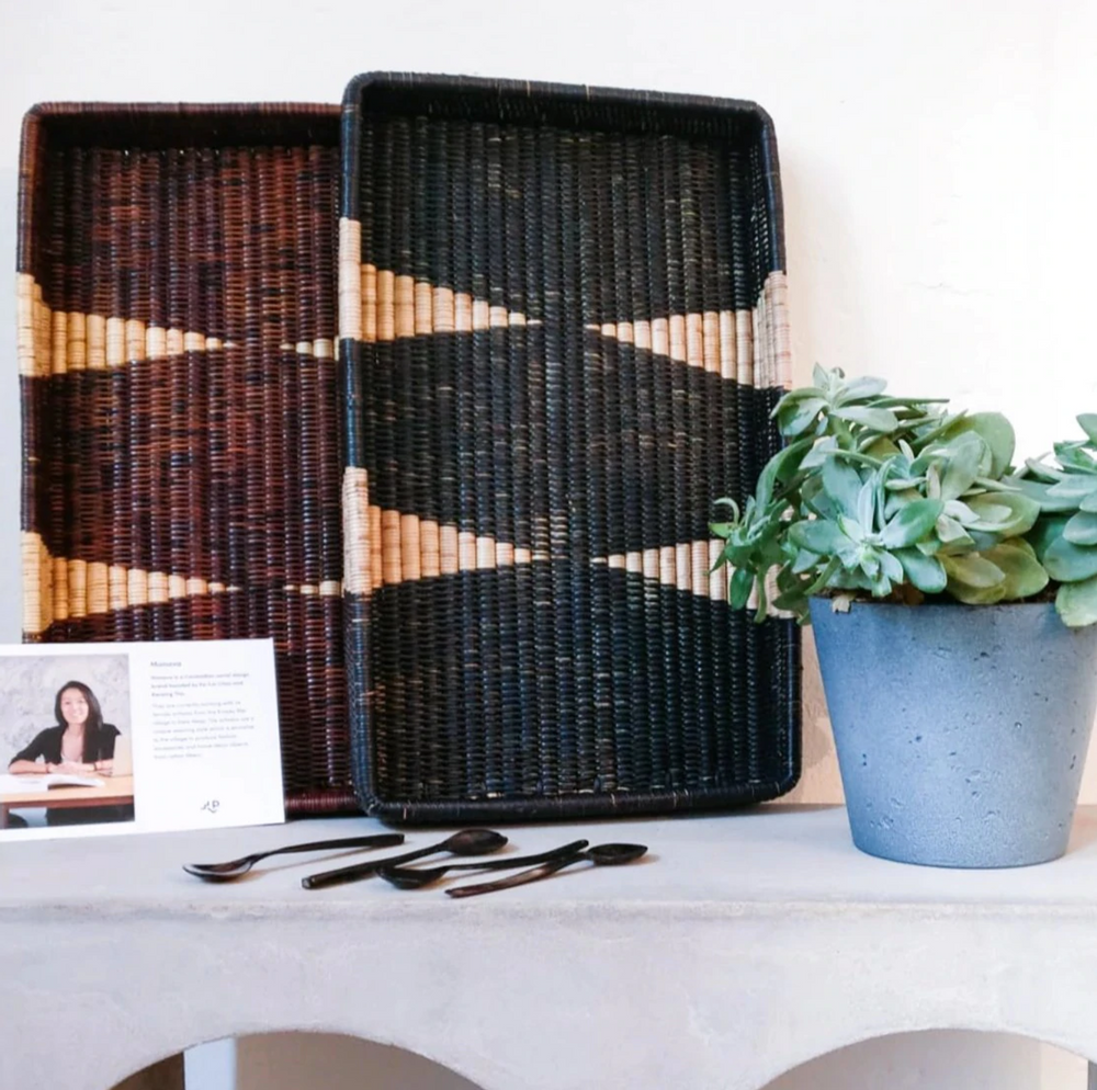 Corbeilles - Plateau en rotin AYATA - MANAVA